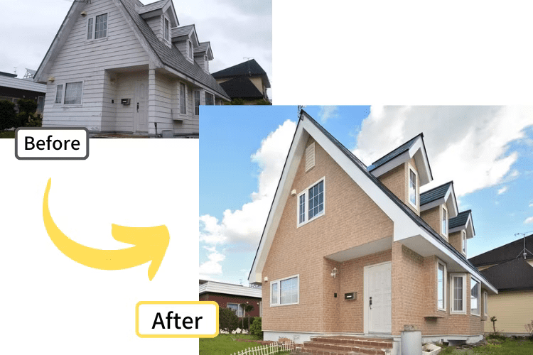 北欧なイメージの張り替え事例